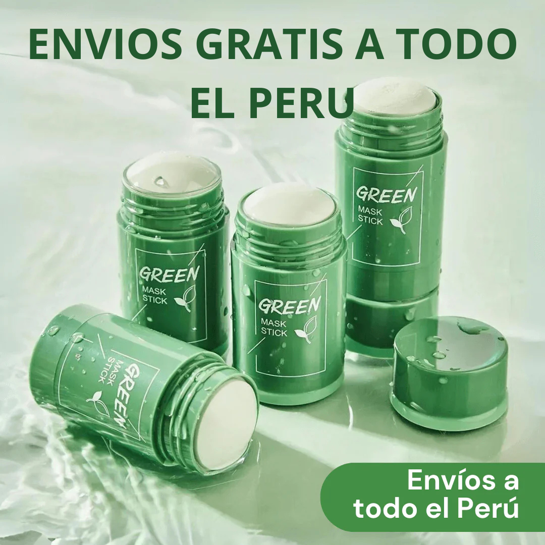 GREEN MASK STICK - MASCARILLA FACIAL DE TÉ VERDE LIMPIEZA PROFUNDA Y CONTROL DE GRASA PARA TODO TIPO DE PIEL