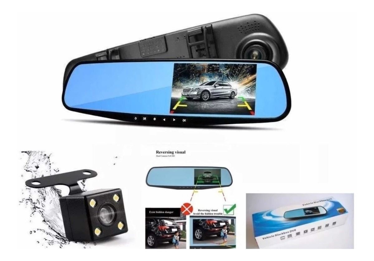 ESPEJO RETROVISORIO CON CAMARA PARA AUTO